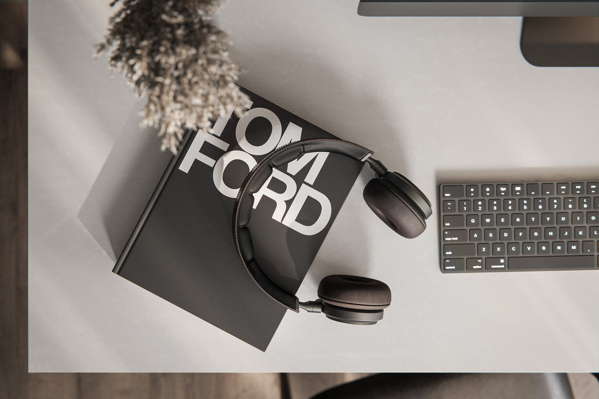 Chelsea Standing Desk - White Top With White Legs - lifestyle